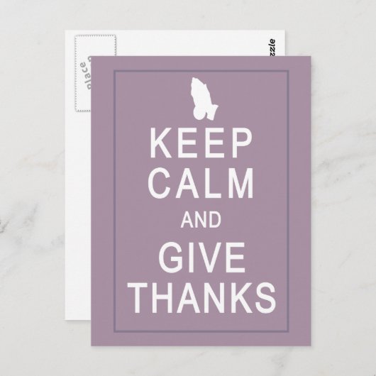 保与え手で感謝してい落ち着きて手を取る ポストカード (正面/裏面)