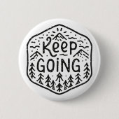 保与え決して行く 缶バッジ (正面)