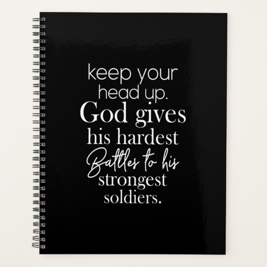 保与え神に向かって懸命に戦う プランナー手帳 (正面)