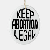 保中絶 セラミックオーナメント (右)