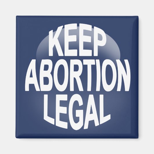 保中絶 マグネット (正面)