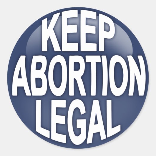 保中絶 ラウンドシール (正面)