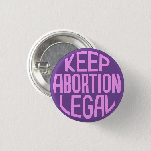 保中絶 缶バッジ (正面&裏面)