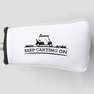 保乗り   ゴルフおもしろいカート引用文 ゴルフヘッドカバー