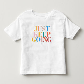 「保今行くはっきりした気」 トドラーTシャツ