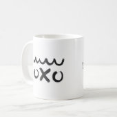 保保のサイン"新鮮な水とキャンプのための安全な場所。 コーヒーマグカップ (正面左)