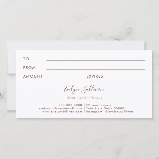 保保バラギフト券 (裏面)