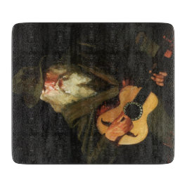 保保ミュージシャン（ギタリスト老人）(ヴィンテージ) カッティングボード