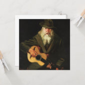 保保ミュージシャン（ギタリスト老人）(ヴィンテージ) カード (正面/裏面インサイチュ)