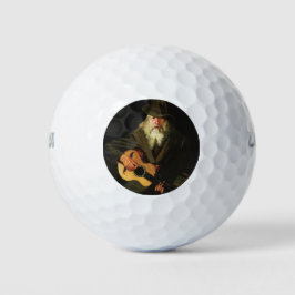 保保ミュージシャン（ギタリスト老人）(ヴィンテージ) ゴルフボール