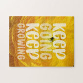 保保成長する黄色のバタ ジグソーパズル (横)