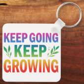 保保成長 – アルミ四角ケチャイ キーホルダー (裏面)