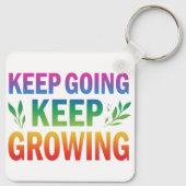 保保成長 – アルミ四角ケチャイ キーホルダー (裏面)