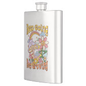 保保生育中 – キノコと花 フラスク (左)