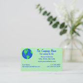 保保護地球環境芸術カスタム 名刺 (スタンド正面)