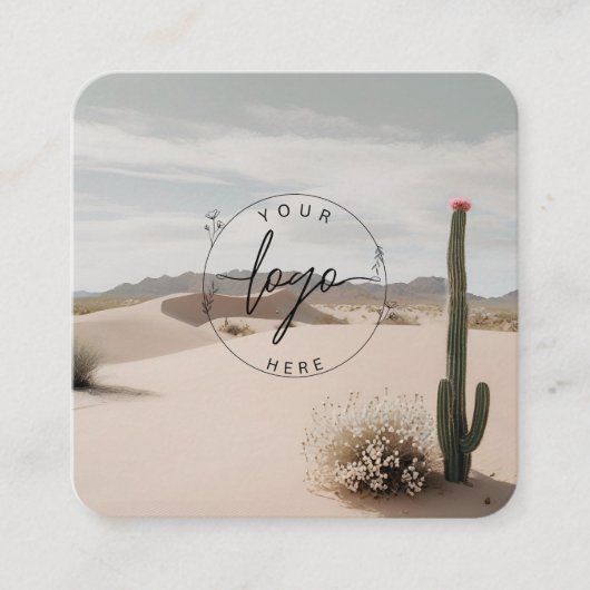 保保 | デザート | 美学 スクエア名刺 (正面)