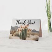 保保 | フラワーサボテン | 美学 | サンキューカード (正面)