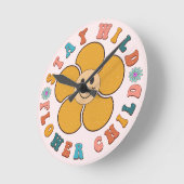 保保 ラウンド壁時計 (傾斜)