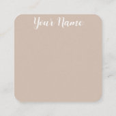 保保 | 美学 | 乾燥フローラ | 名刺 (裏面)