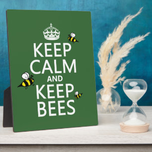 保保Calm and Bees – すべての色 フォトプラーク
