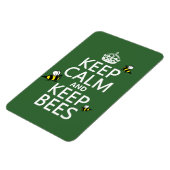 保保Calm and Bees – すべての色 マグネット (左側)
