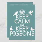 保保Calm and Pights – すべての色 招待状 (正面/裏面)