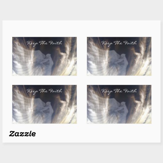 保信仰 長方形シール (シート)