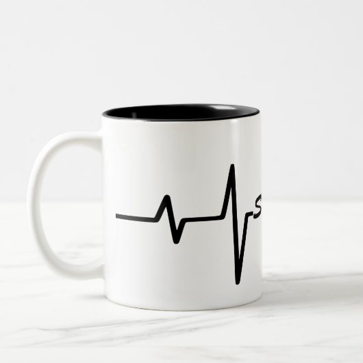 保健プロフェッショナル用ギフト気に ツートーンマグカップ (左)