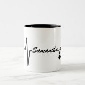 保健プロフェッショナル用ギフト気に ツートーンマグカップ (中央)