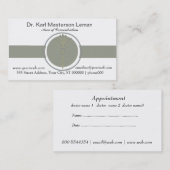 保健医オフィスアポイントメント医療 予約カード (正面/裏面)