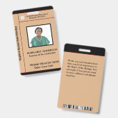 保健医療従事者ID識別カード バッジ (Front & Back)