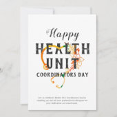 保健単位コーディネーター感謝ギフトカスタム シーズンカード (正面)