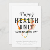 保健単位コーディネーター感謝ギフトカスタム シーズンカード (正面/裏面)