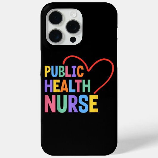 保健師 ハート Case-Mate iPhoneケース (裏面)