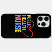 保健師 ハート Case-Mate iPhoneケース (裏面 (横))