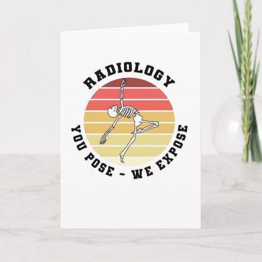 保健技師学生放射線技師X線写真 カード (正面)