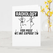 保健技師学生放射線技師X線写真 カード (黄色い花)