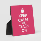 保先生に教え対して フォトプラーク (正面)