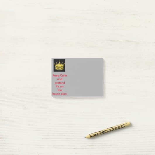 保先生 ポストイット (デスク上)