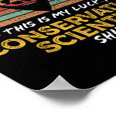 保全おもしろい科学者の役職タイトル引用文グラフ ポスター (角)