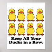 保全てのアヒル ポスター (正面)