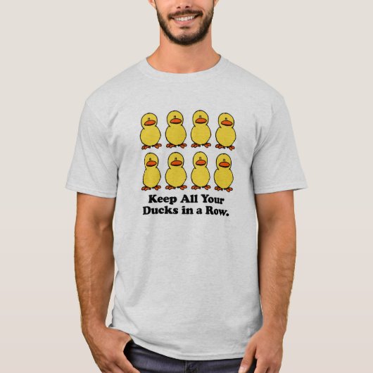 保全てのアヒル Tシャツ (正面)