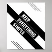 保全シンプル ポスター (正面)