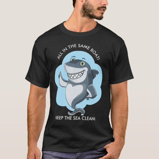 保全型シャーク・セズ Tシャツ (正面)