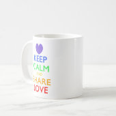保共有愛 コーヒーマグカップ (正面左)