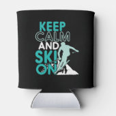 保冬のスキーおもしろい場の静か 缶クーラー (裏面)