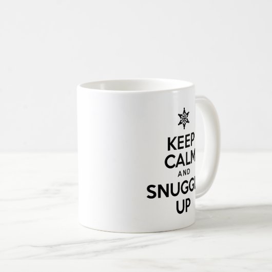 保冬のマグカップを静かに寄り添う コーヒーマグカップ (正面右)