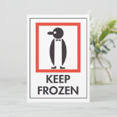 保凍ってい招待状 招待状 (スタンド正面)