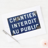 保出て！ 長方形シール (封筒)