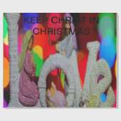 保出生と愛とクリスマス ラッピングペーパー (フラット)